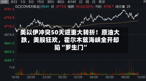 美以伊冲突50天迎重大转折！原油大跌，美股狂欢，霍尔木兹海峡全开却陷“罗生门	”-第3张图片