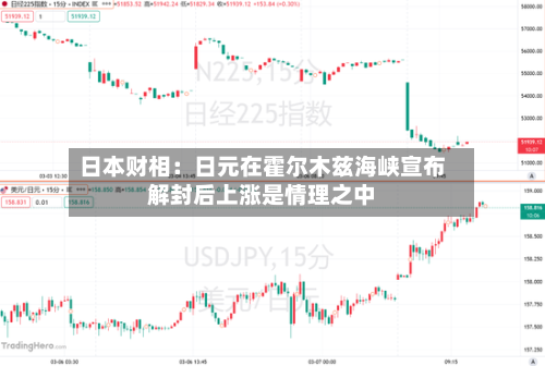 日本财相：日元在霍尔木兹海峡宣布解封后上涨是情理之中