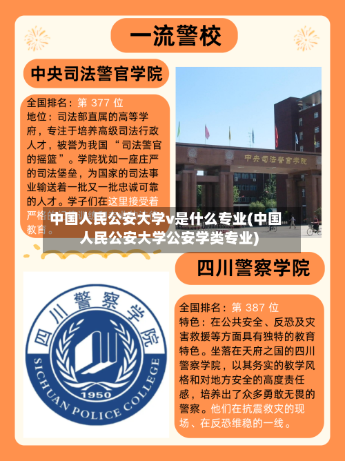 中国人民公安大学v是什么专业(中国人民公安大学公安学类专业)-第3张图片