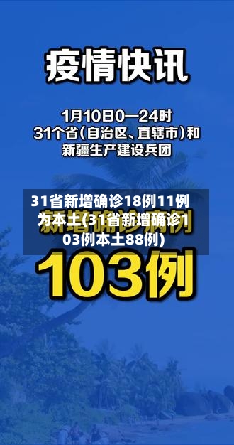 31省新增确诊18例11例为本土(31省新增确诊103例本土88例)