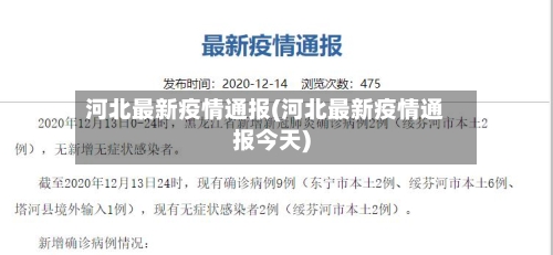 河北最新疫情通报(河北最新疫情通报今天)