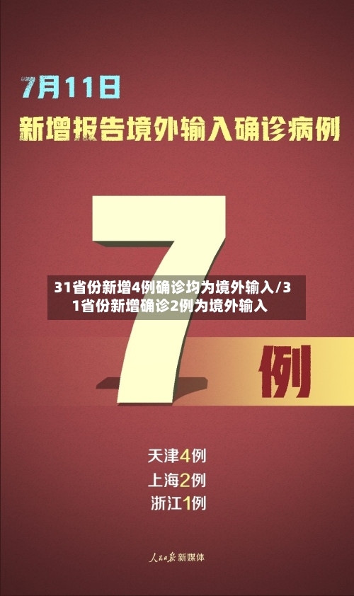 31省份新增4例确诊均为境外输入/31省份新增确诊2例为境外输入-第2张图片