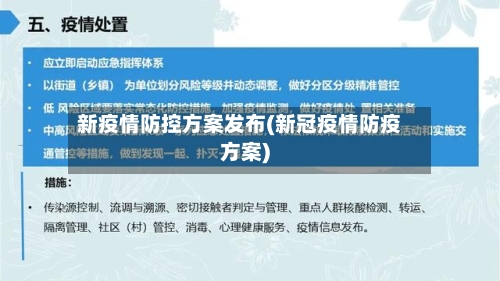 新疫情防控方案发布(新冠疫情防疫方案)-第3张图片