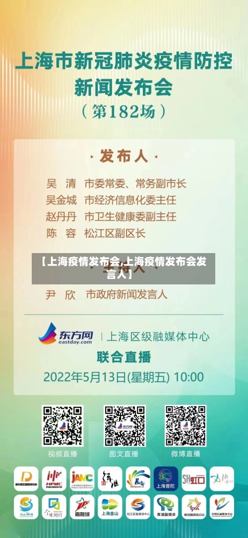 【上海疫情发布会,上海疫情发布会发言人】