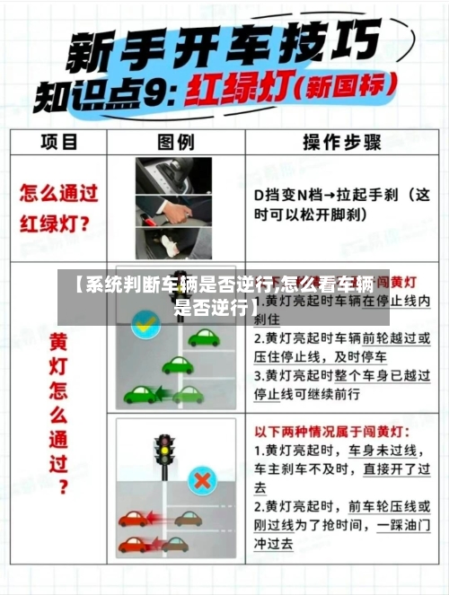 【系统判断车辆是否逆行,怎么看车辆是否逆行】