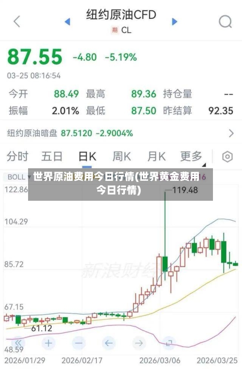 世界原油费用今日行情(世界黄金费用今日行情)-第2张图片