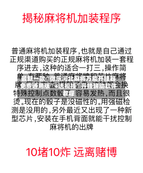 最新一款“微乐河北麻将万能开挂器免费通用版”+透视挂”开挂辅助软件教程-第2张图片