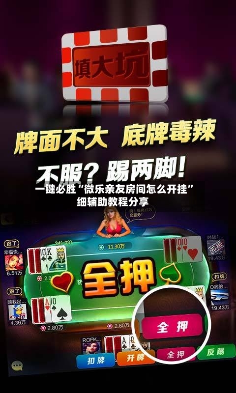 一键必胜“微乐亲友房间怎么开挂”细辅助教程分享