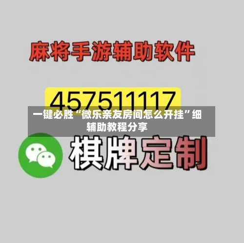 一键必胜“微乐亲友房间怎么开挂”细辅助教程分享-第3张图片