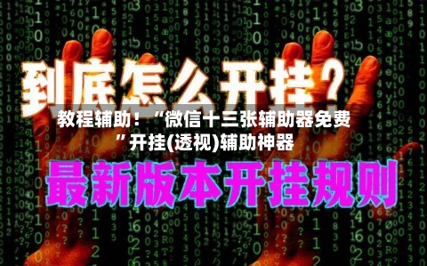 教程辅助！“微信十三张辅助器免费”开挂(透视)辅助神器-第2张图片