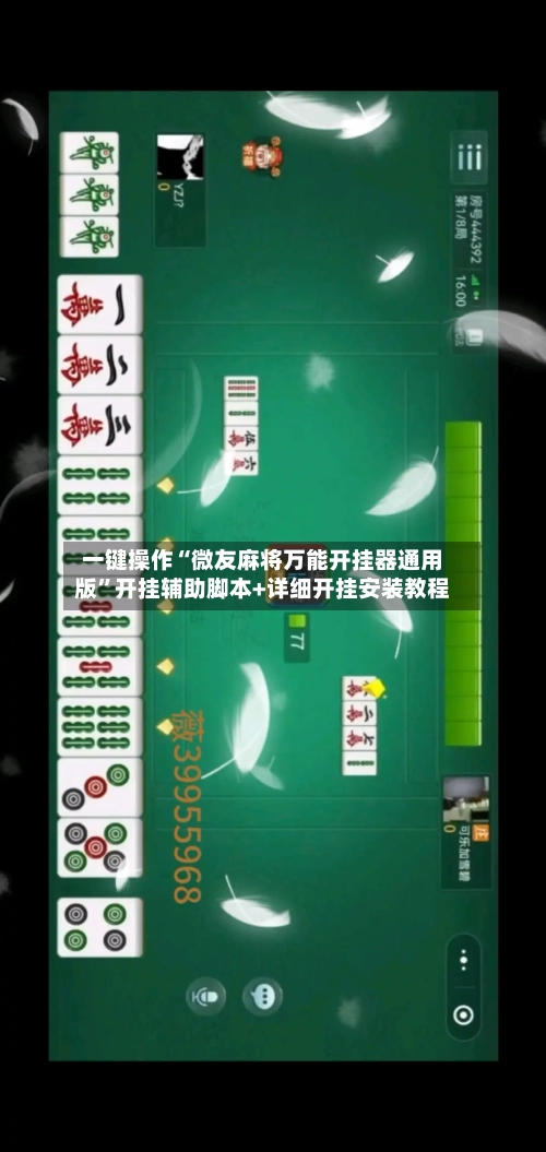 一键操作“微友麻将万能开挂器通用版”开挂辅助脚本+详细开挂安装教程-第3张图片