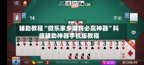 辅助教程“微乐家乡麻将必赢神器”科技辅助神器手机版教程-第3张图片