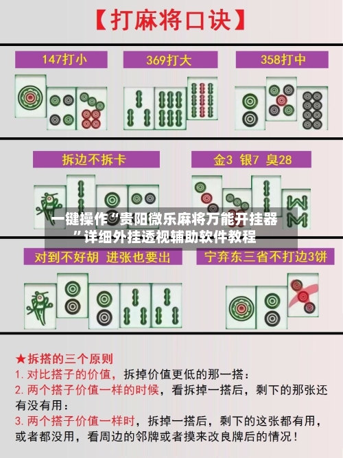 一键操作“贵阳微乐麻将万能开挂器”详细外挂透视辅助软件教程-第2张图片