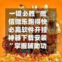 一键必胜“微信微乐跑得快必赢软件开挂神器下载安装”掌握辅助功能必胜规则-第3张图片