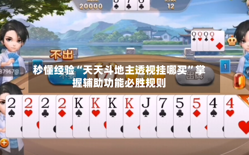 秒懂经验“天天斗地主透视挂哪买	”掌握辅助功能必胜规则-第3张图片