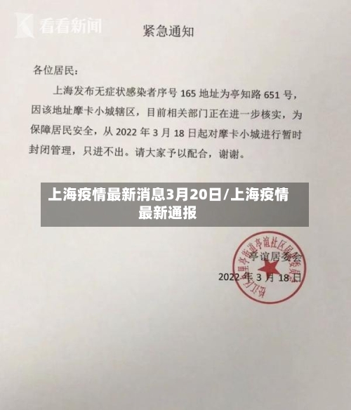 上海疫情最新消息3月20日/上海疫情最新通报-第2张图片
