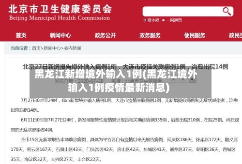 黑龙江新增境外输入1例(黑龙江境外输入1例疫情最新消息)-第3张图片