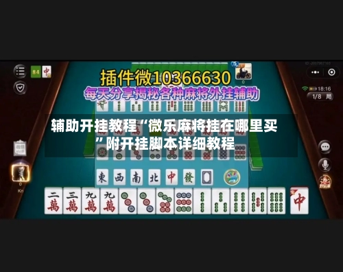辅助开挂教程“微乐麻将挂在哪里买”附开挂脚本详细教程-第2张图片