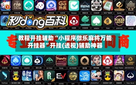 教程开挂辅助“小程序微乐麻将万能开挂器”开挂(透视)辅助神器-第3张图片