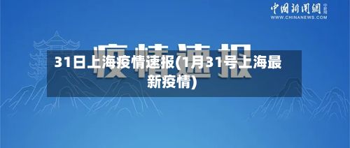 31日上海疫情速报(1月31号上海最新疫情)-第2张图片