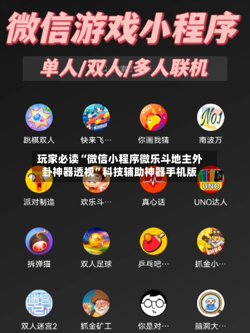 玩家必读“微信小程序微乐斗地主外卦神器透视”科技辅助神器手机版-第2张图片