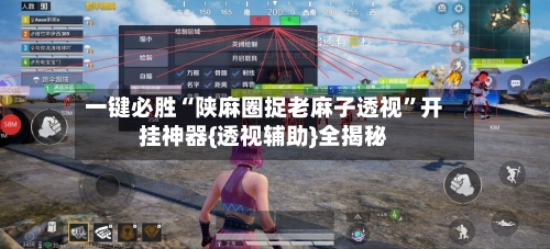 一键必胜“陕麻圈捉老麻子透视	”开挂神器{透视辅助}全揭秘-第2张图片