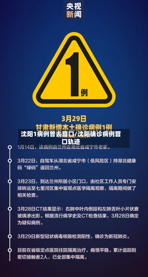 沈阳1病例曾去营口/沈阳确诊病例营口轨迹-第2张图片