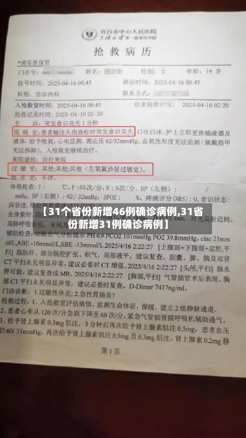 【31个省份新增46例确诊病例,31省份新增31例确诊病例】-第2张图片