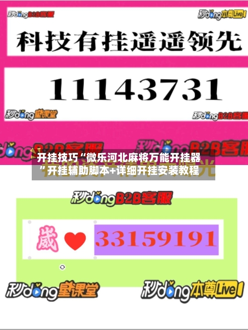 开挂技巧“微乐河北麻将万能开挂器”开挂辅助脚本+详细开挂安装教程-第3张图片