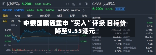 中银世界：中国联通重申“买入	”评级 目标价降至9.55港元-第2张图片