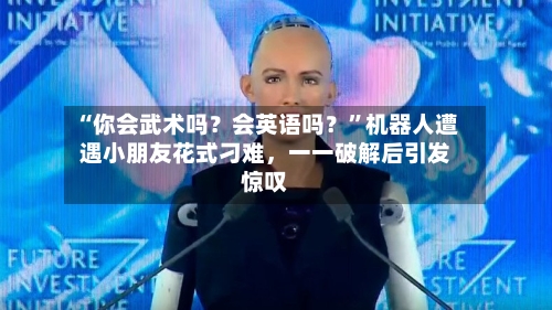“你会武术吗？会英语吗？”机器人遭遇小朋友花式刁难，一一破解后引发惊叹