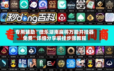 专用辅助“微乐湖南麻将万能开挂器免费”详细分享装挂步骤教程-第2张图片
