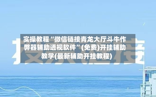 实操教程“微信链接青龙大厅斗牛作弊器辅助透视软件”(免费)开挂辅助教学(最新辅助开挂教程)-第2张图片