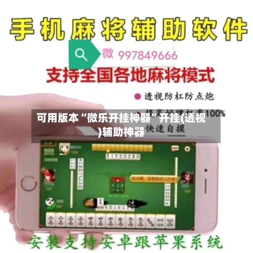 可用版本“微乐开挂神器”开挂(透视)辅助神器-第3张图片