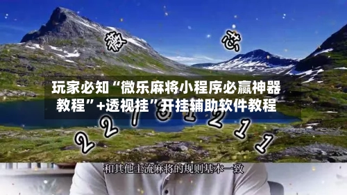 玩家必知“微乐麻将小程序必赢神器教程”+透视挂”开挂辅助软件教程-第2张图片