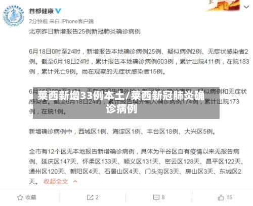 莱西新增33例本土/莱西新冠肺炎确诊病例