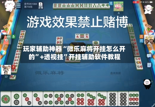 玩家辅助神器“微乐麻将开挂怎么开的”+透视挂”开挂辅助软件教程-第2张图片