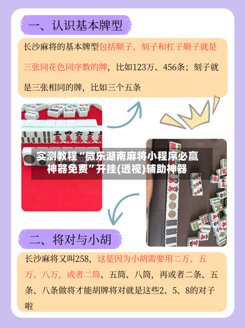 实测教程“微乐湖南麻将小程序必赢神器免费”开挂(透视)辅助神器-第3张图片