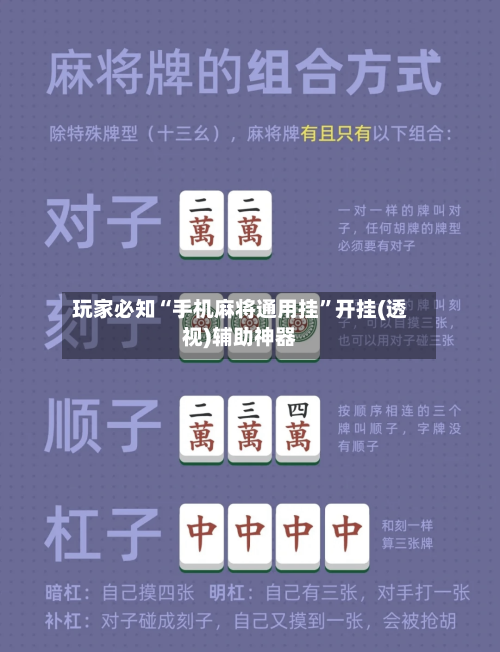 玩家必知“手机麻将通用挂”开挂(透视)辅助神器-第2张图片