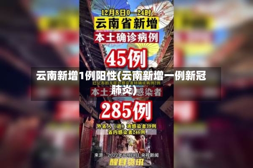 云南新增1例阳性(云南新增一例新冠肺炎)