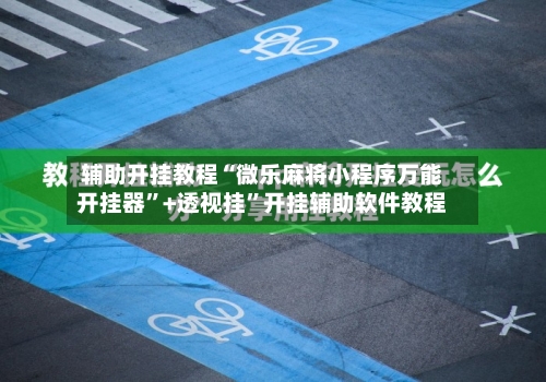 辅助开挂教程“微乐麻将小程序万能开挂器”+透视挂”开挂辅助软件教程-第2张图片