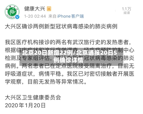 北京20日新增22例/北京通报20日5例确诊详情