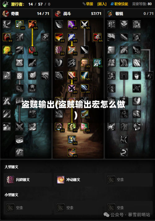 盗贼输出(盗贼输出宏怎么做)