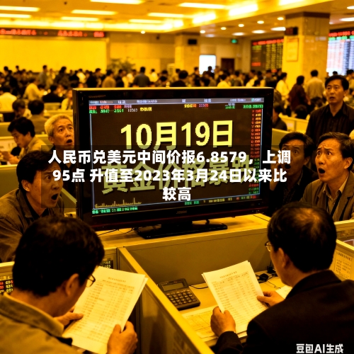 人民币兑美元中间价报6.8579，上调95点 升值至2023年3月24日以来比较高！