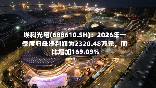 埃科光电(688610.SH)：2026年一季度归母净利润为2320.48万元，同比增加169.09%