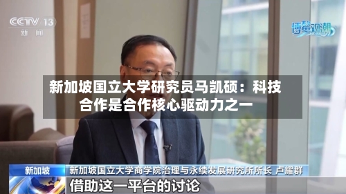 新加坡国立大学研究员马凯硕：科技合作是合作核心驱动力之一