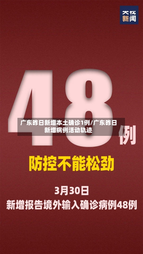 广东昨日新增本土确诊1例/广东昨日新增病例活动轨迹-第2张图片