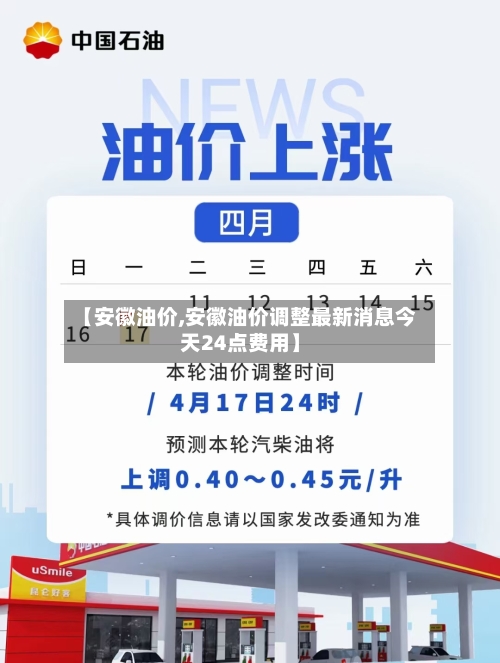 【安徽油价,安徽油价调整最新消息今天24点费用】