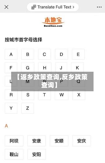 【返乡政策查询,反乡政策查询】