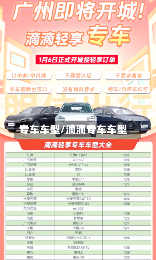 专车车型/滴滴专车车型-第2张图片